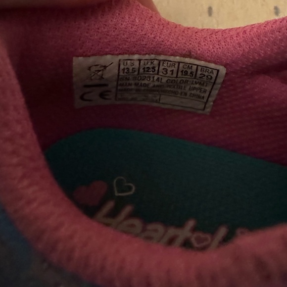 Girls Sketchers Flutter Heart Lights Loves Light-Up Sneaker• 13.5 - Picture 8 of 11